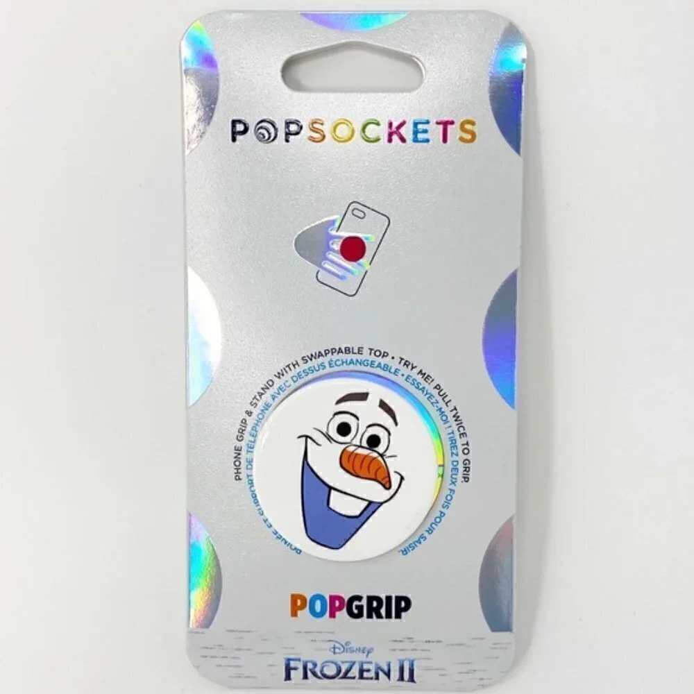 Popsocket PopGrip Olaf Snowman Disney’s Frozen 2 Cell Phone Grip Stand New NWT